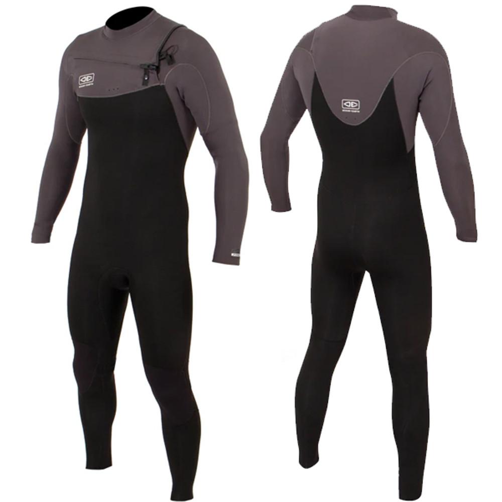 Free-Flex Wetsuit Steamer 3:2mm | Chest Zip | Full Surfing Wetsuit | Ocean and Earth | Mens