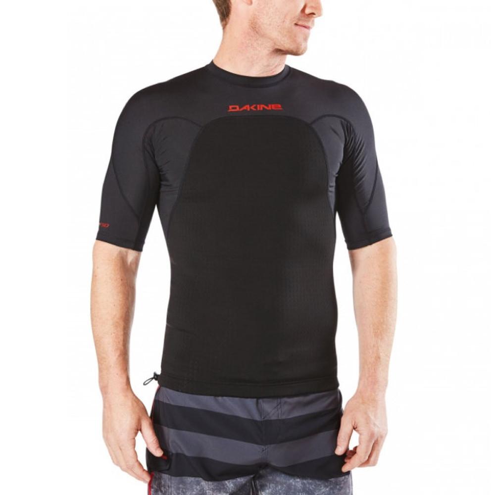 Storm Snug Fit Short Sleeve UV Padded Rashguard | Surfing Rashie | Surf Rash Vest | Black